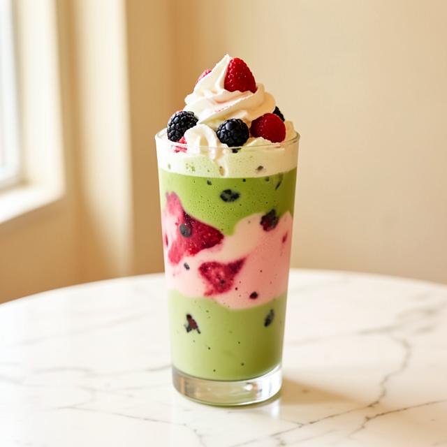 Berry Matcha Frappé